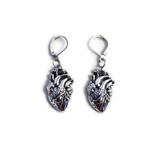Anatomical Heart Earrings